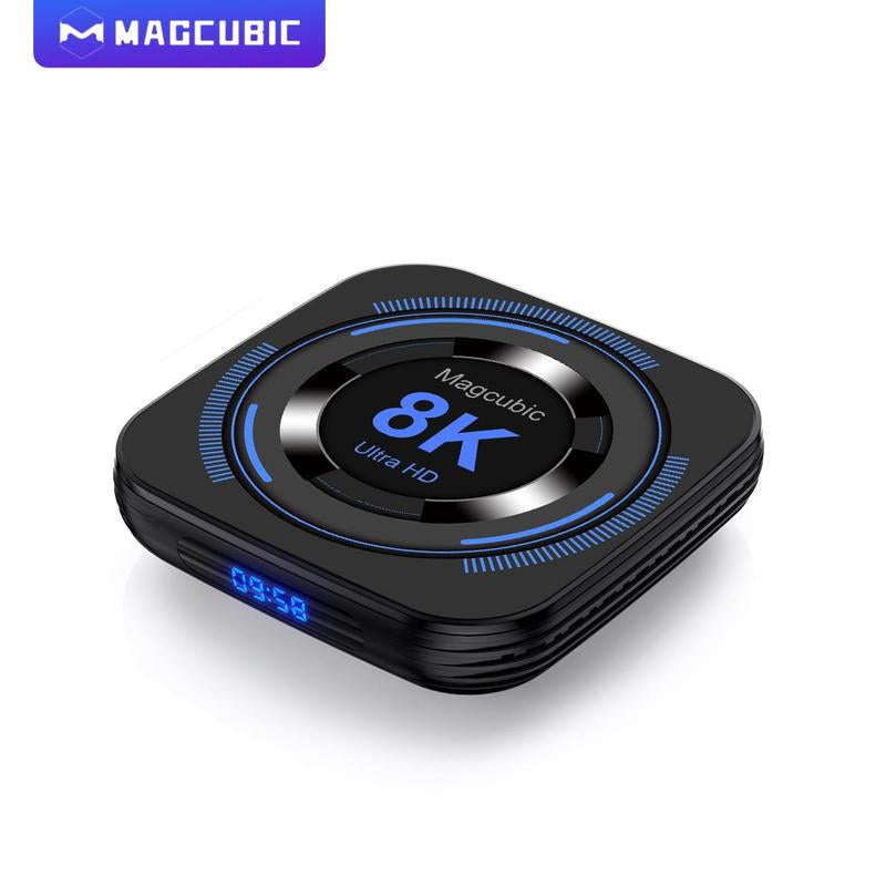 Android 12 TV Box, 4K Video 2.4G & 5.8G Dual Wifi Quad Core Cortex A53 BT Media Player, Suitable for Home & Office